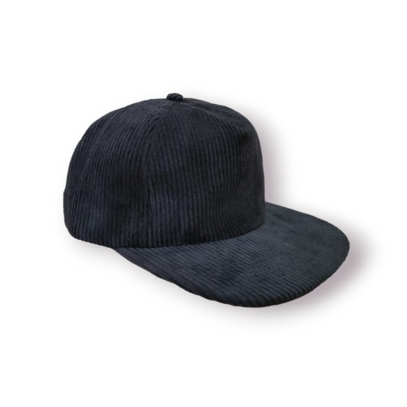 Бейсболка из вельвета FLATPEAK 5 PANEL - Черный