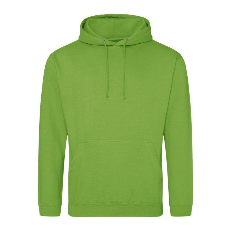 Толстовка униcекс JH001 COLLEGE HOODIE - Лайм