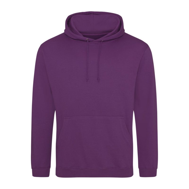 Толстовка униcекс JH001 COLLEGE HOODIE - Пурпурный