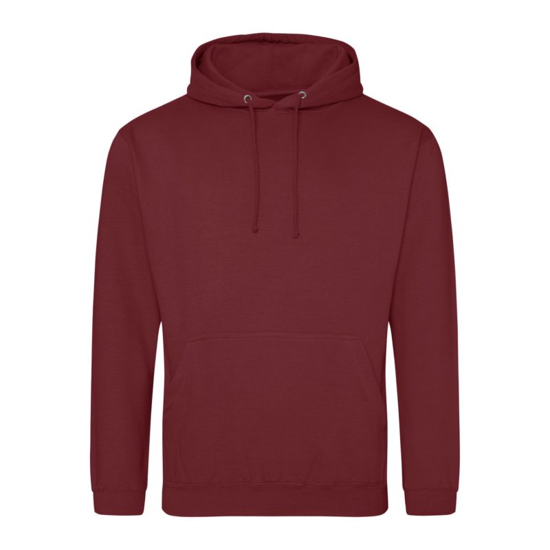 Толстовка униcекс JH001 COLLEGE HOODIE - Красный чили